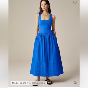NWT J Crew Drop-waist mixy dress
